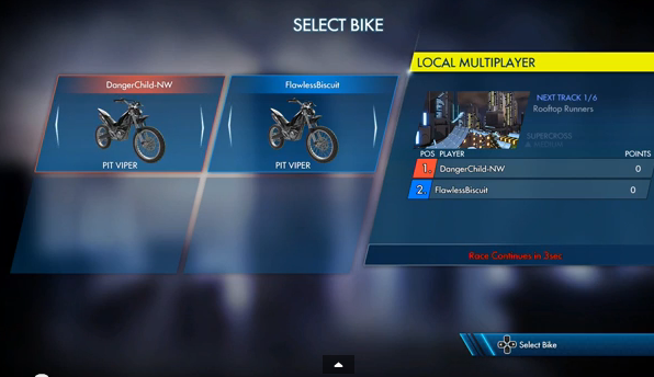 Bike Selection