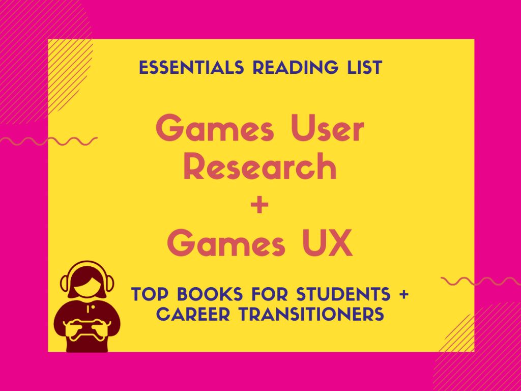 Top Games User Research + UX Books