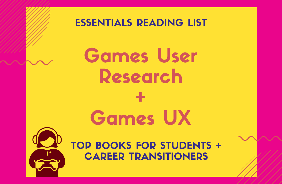 Top Games User Research + UX Books