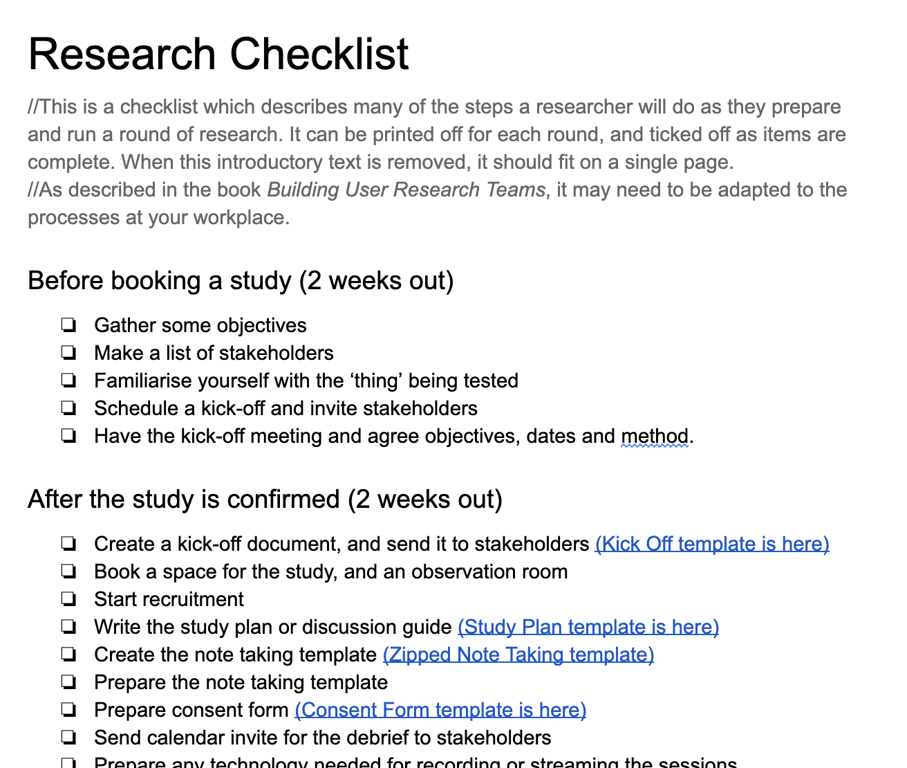 how to write user research report