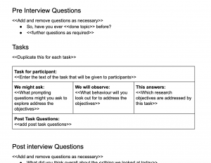 Study Plan Template