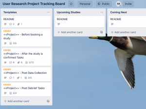 User Research Project Tracker